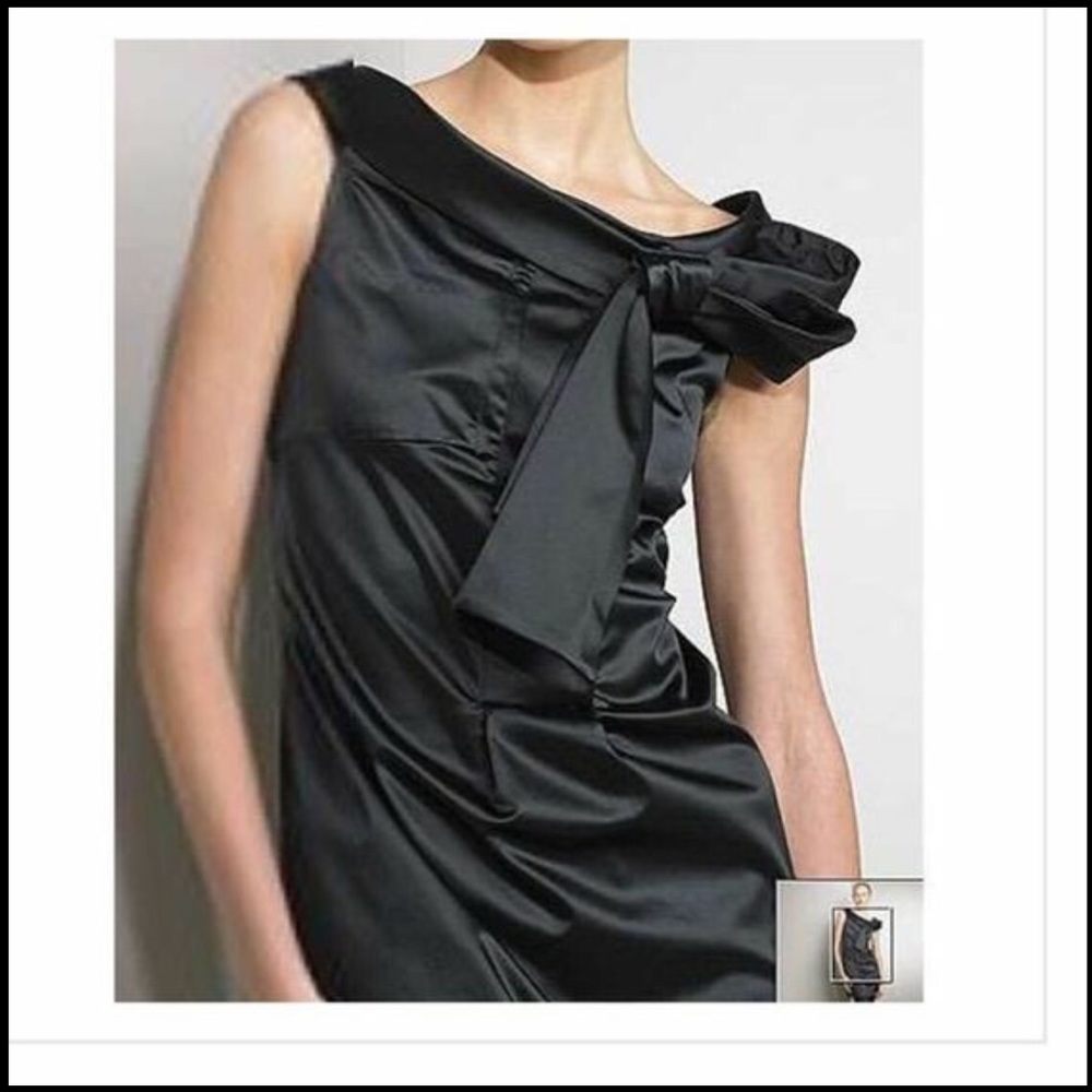 DVF Off Shoulder black “pia” Dress. NWT